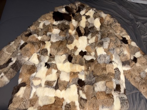Cappotto pelliccia coniglio - pelliccia, di