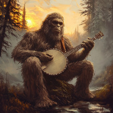 Adesivo murale adesivo bigfoot