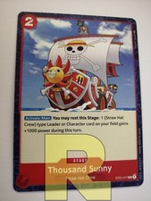Thousand Sunny ® Comune ® Straw Hat Crew C ST01-017 ® One Piece ® Inglese