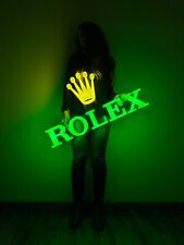 Rolex insegna luminosa targa Daytona submariner lighted sign led