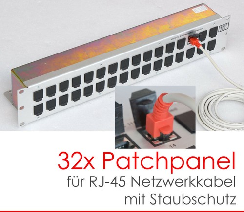 Port patchpanel 48cm - 32-port, 19