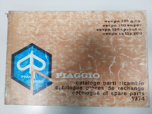 Catalogo ricambi 1974 - , vespa