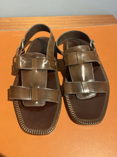 Sandali prada uomo pelle nuovi - prada,