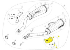AKRAPOVIC P-HSB16R1L/A1