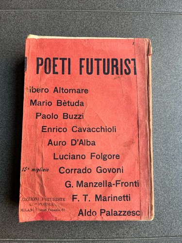 Libro poeti futuristi - libro, di