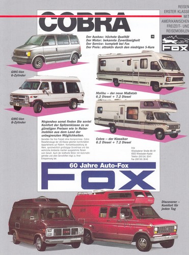 Gmc chevrolet cobra fox camper - gmc,