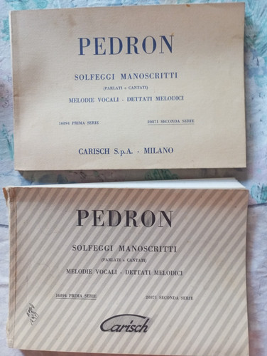Pedron prima seconda serie - prima, e