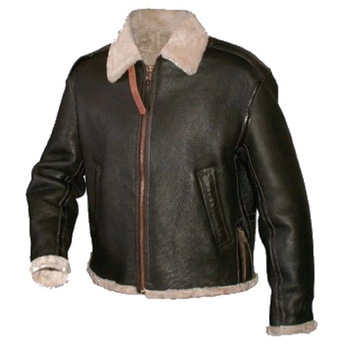 Men bomber real shearling - bomber,