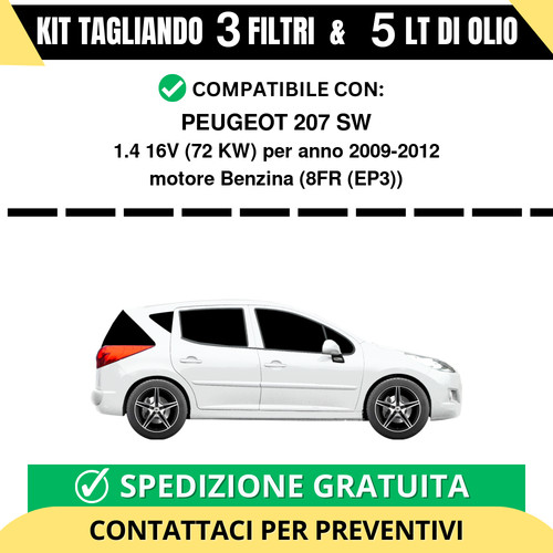 Tagliando per peugeot 207 - peugeot,