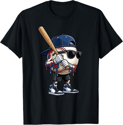 Maglietta baseball drip per - maglietta,