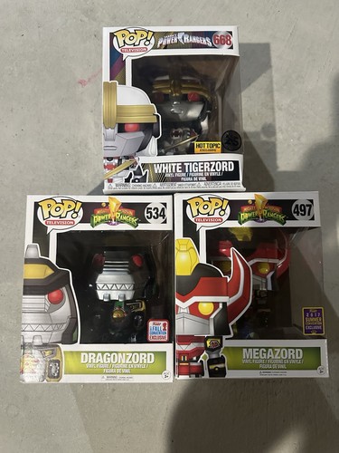 Lotto funko pop mighty morphin - funko,