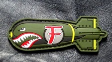 Dropping F Bomb WW2 Style Tactical Morale Patch (HOOK-3D PVC Gomma-MTB1) 