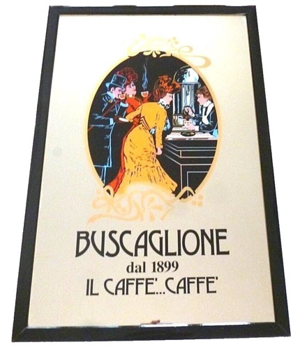 Insegna specchio pubblicitaria - specchio,
