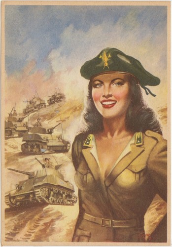 Cartolina militare illustrata - cartolina,