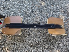 sottopancia equitazione 115 cm nuovo nero della fouganza 