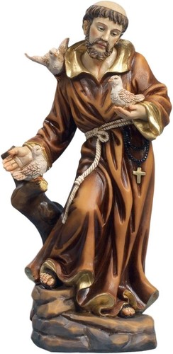 Statua resina san francesco - statua,