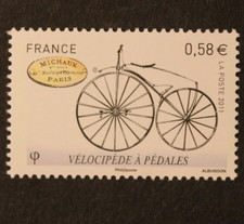 Timbre france vélocipède - france,