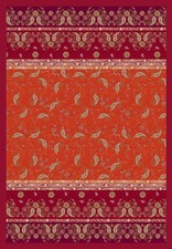 Bassetti Plaid Granfoulard 180x250 cm RAFFAELLO v.1 rosso