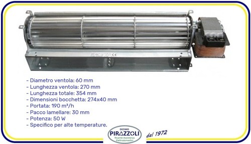 Ventola tangenziale stufa - ventola,