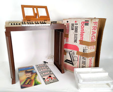 Pianola Vintage'70 Bontempi 8 Accordi Organo elettrico+ 7 Spartiti originali-63E