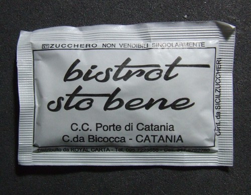 Bustina zucchero bistrot sto - bustina,