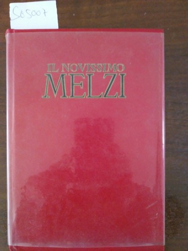 Nuovissimo melzi dizionario - nuovissimo,