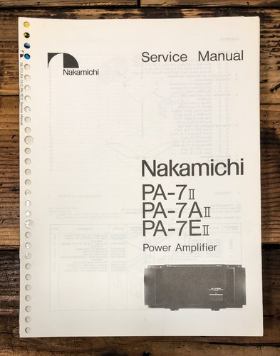 Nakamichi 7a ii - ii, -7a