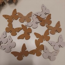 70 pz cartoncini  orecchini Fustellati a mano in cartone riciclato. Unico lotto 