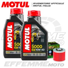 Tagliando YAMAHA SR 250 1985-1996 (2 MOTUL 5000 10W40 + Filtro olio Hiflo)