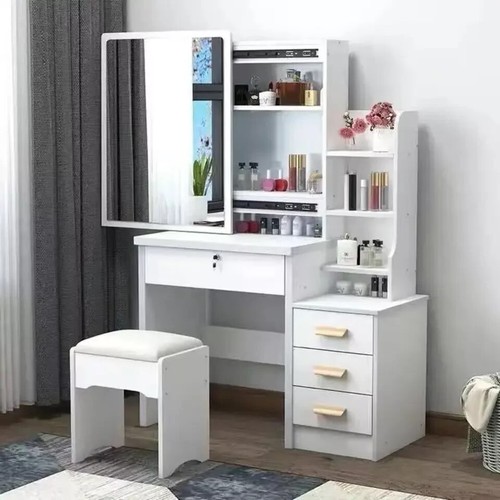 Postazione trucco con - con, sgabello