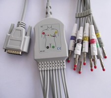 Nihon Kohden 10 cavi cavo ECG