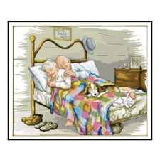 Kit punto croce stampato