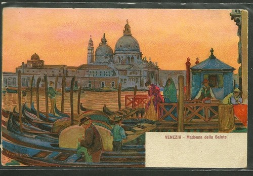 Venezia cartolina artistica - cartolina,