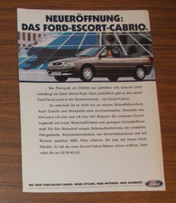 Rara Pubblicità FORD ESCORT