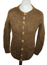 Maglione cardigan uomo treccia