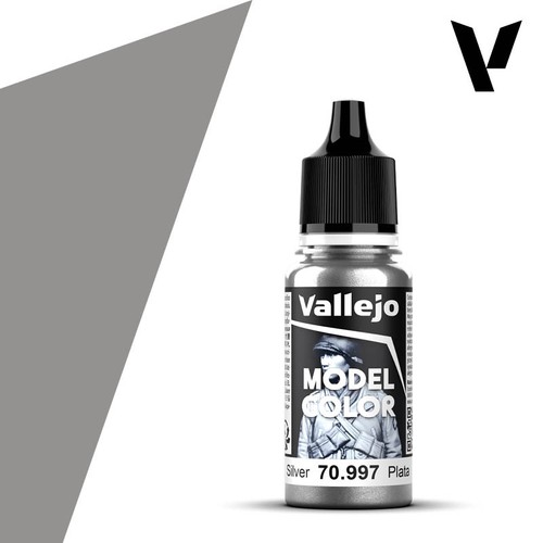 Vallejo model color - model, silver