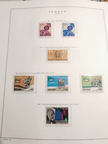 Francobolli italia 1967 - francobolli,
