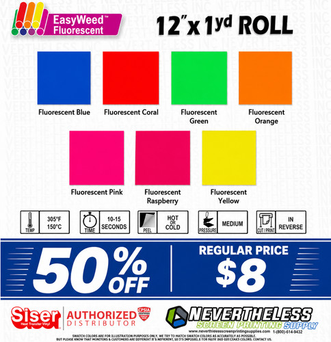 Siser fluorescente htv - siser,