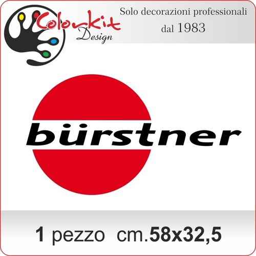 Scritta adesiva burstner per - scritta,
