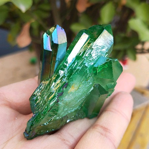 Natural green crystal - 1x,