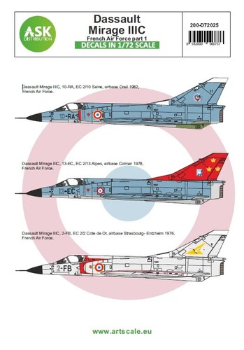 Artscale kit mirage iii - artscale,