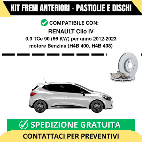 Kit freni anteriori - freni, (pastiglie