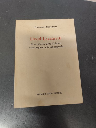 Libro david lazzaretti - libro,