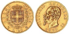 Regno Italia 20 Lire Oro 1865