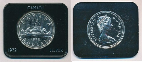 1972 canada dollaro argento - 1972, d'argento