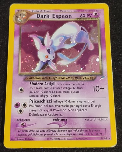 Pokemon card dark espeon - espeon, holo