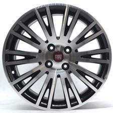 4 cerchi lega fiat bravo lancia delta r16 nero lucido diamantato lt005755