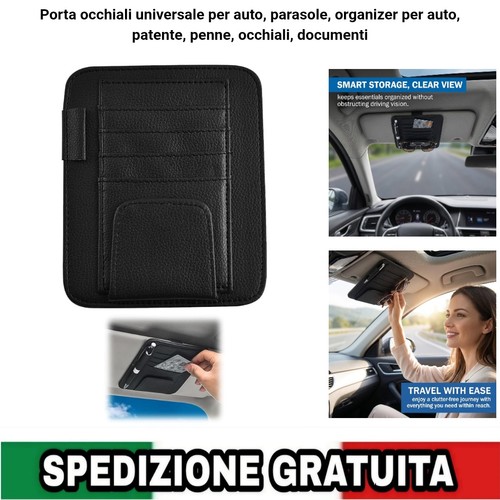 Porta occhiali auto organizer - porta,