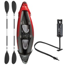 Double Kayak Inflatable Blue  For 2 People Water Sports 312cm x 91cm Red X 1