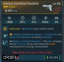 Borderlands 4⭐PISTOLA DA